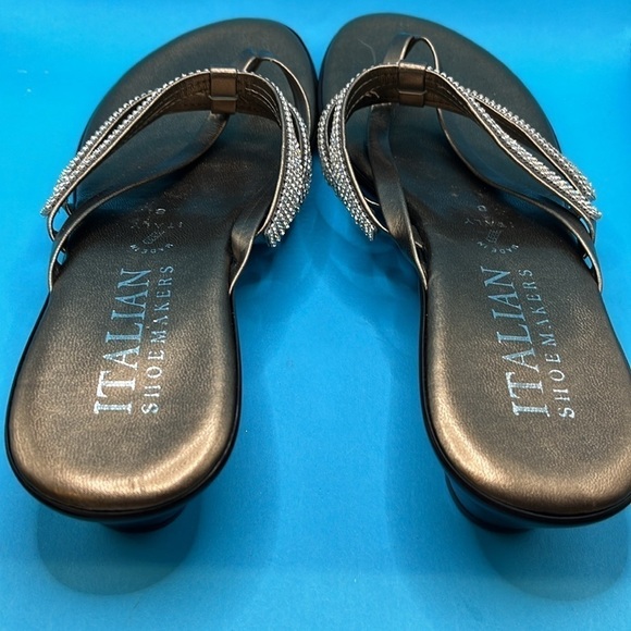 Italian shoemakers size women’s 8 made in Italy- spark gems never worn brand new - Picture 3 of 5